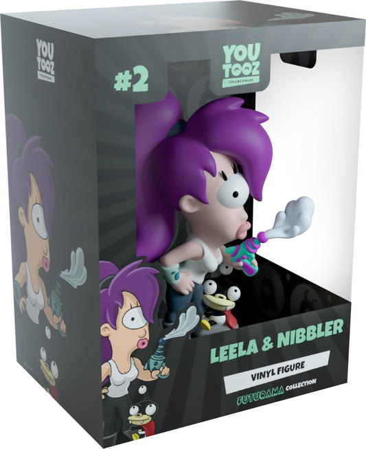 Leela and Nibbler Youtooz Futurama Collection - Approx. 4.5" Collectible Vinyl Figure #2 with Window Display Box (PRE-SALE)