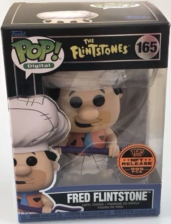 Funko POP Digital The Flintstones Fred Flintstone Grail 999 Pieces #165