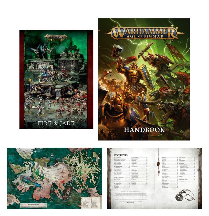 Warhammer Age of Sigmar: Ultimate Starter Set – Spearhead Starter Box with Stormcast Eternals & Skaven, 37 Push-Fit Miniatures, Gaming Mat, Dice & Rulebooks (PRE-ORDER)