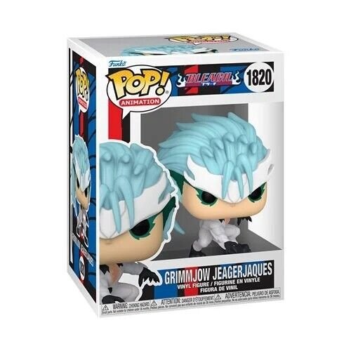 Grimmjow Jeagerjaques Funko Pop! Animation Bleach - Approx. 4" Collectible Vinyl Figure #1820 with Display Box Protector Case (PRE-SALE)