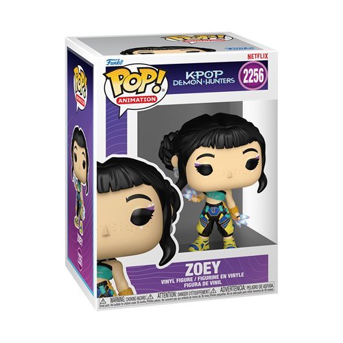 KPop Demon Hunters Funko Pop! Animation - Set of 5 (Mira #2258, Zoey #2256, Rumi #2257, Tiger with Bird Glow #2260, and Jinu #2259) Collectible Vinyl Figures - Estimated Arrival: Jan. 2026 (PRE-SALE)