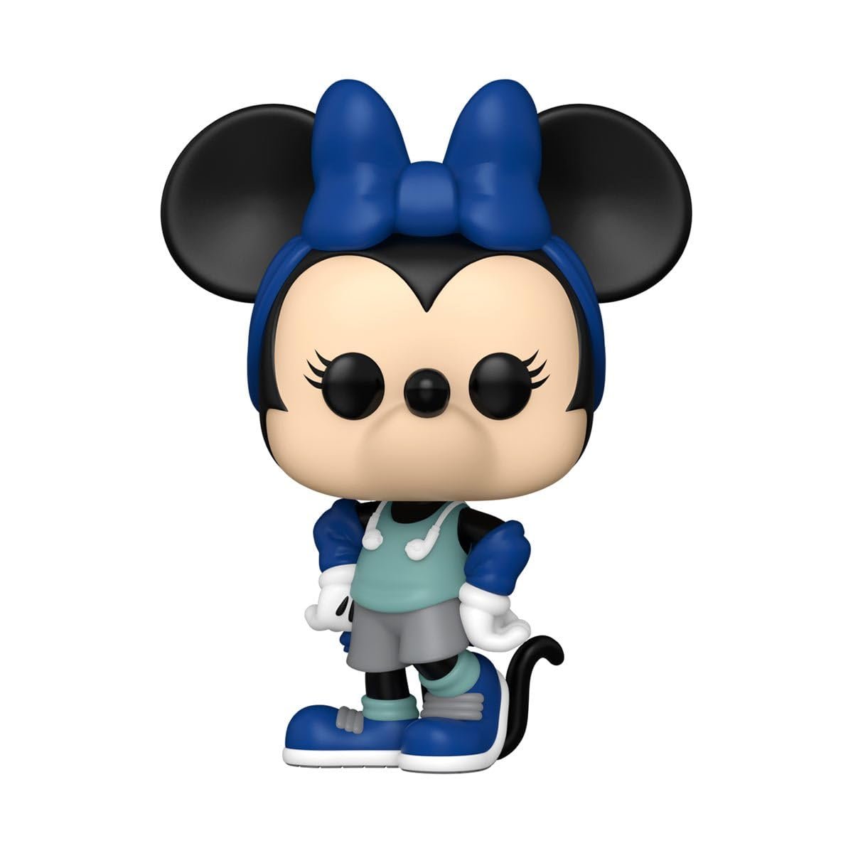 Funko Pop! Disney Mickey and Friends (Wellness) - Set of 3 (Minnie Mouse (Hot Girl Walk) #1557, Mickey Mouse (Runner) #1556, Daisy (Hot Girl Walk) #1555) Collectible Vinyl Figures Bundled with Protector Case