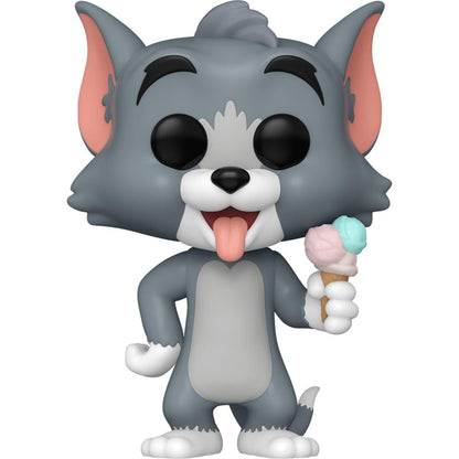 Tom with Ice Cream Cone Funko Pop! Television: Tom and Jerry - Approx. 4" Collectible Vinyl Figure #1657 with Window Display Box