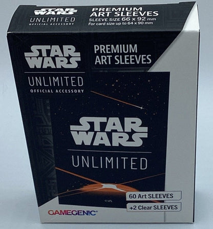 Star Wars: Unlimited Premium Art Sleeve Card Back Orange Gamegenic