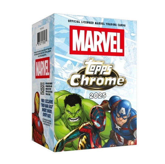 Topps Chrome Marvel 2025 Trading Card Blaster Box