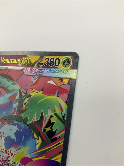 Pokemon Mega Evolution Mega Venusaur EX 177/132 Special Illustration Rare SIR NM