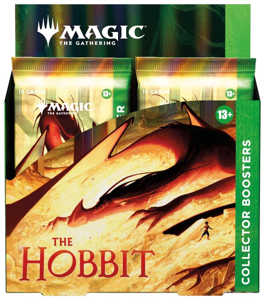 Magic: The Gathering The Hobbit Collector Booster Box 12 Packs MTG Middle-earth Set with Foils, Rare & Mythic Cards, Box Topper, Premium Collector ... Magic: The Gathering The Hobbit Collector Booster Box 12 Packs MTG Middle-earth Set with Foils, Rare & Mythic Cards, Box Topper, Premium Collector ...