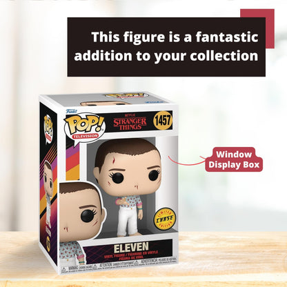 Bloody Eleven Funko Pop! Television Stranger Things - Chase Limited Edition Vinyl Figure #1457 with Display Box Protector Case