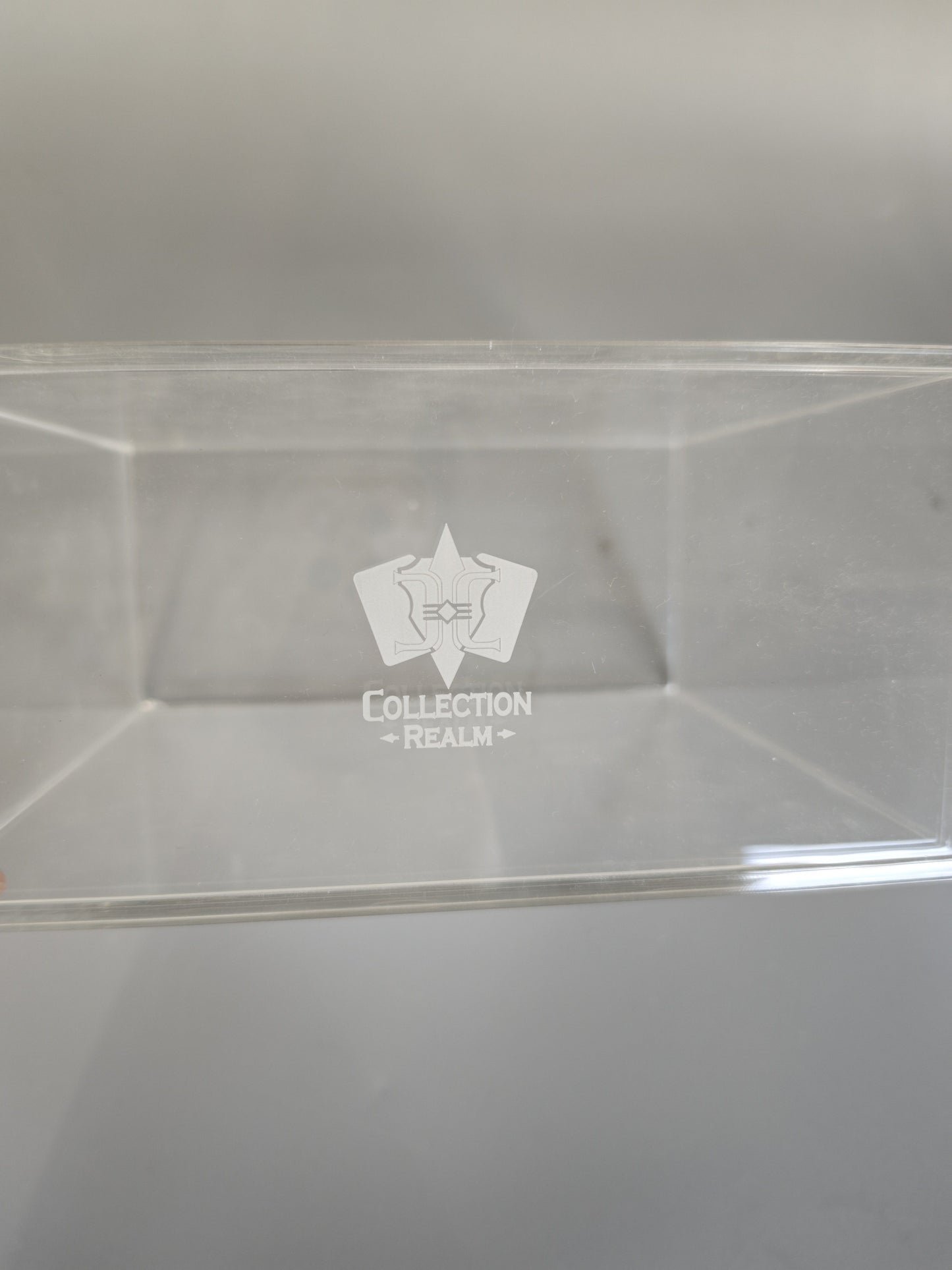 Collection Realm Elite Trainer Box Acrylic Display Case – Stackable ETB Case Protector with Magnetic Lid, UV Protection, Clear Acrylic Display for Elite Trainer Boxes (PRE-ORDER APRIL 2026)