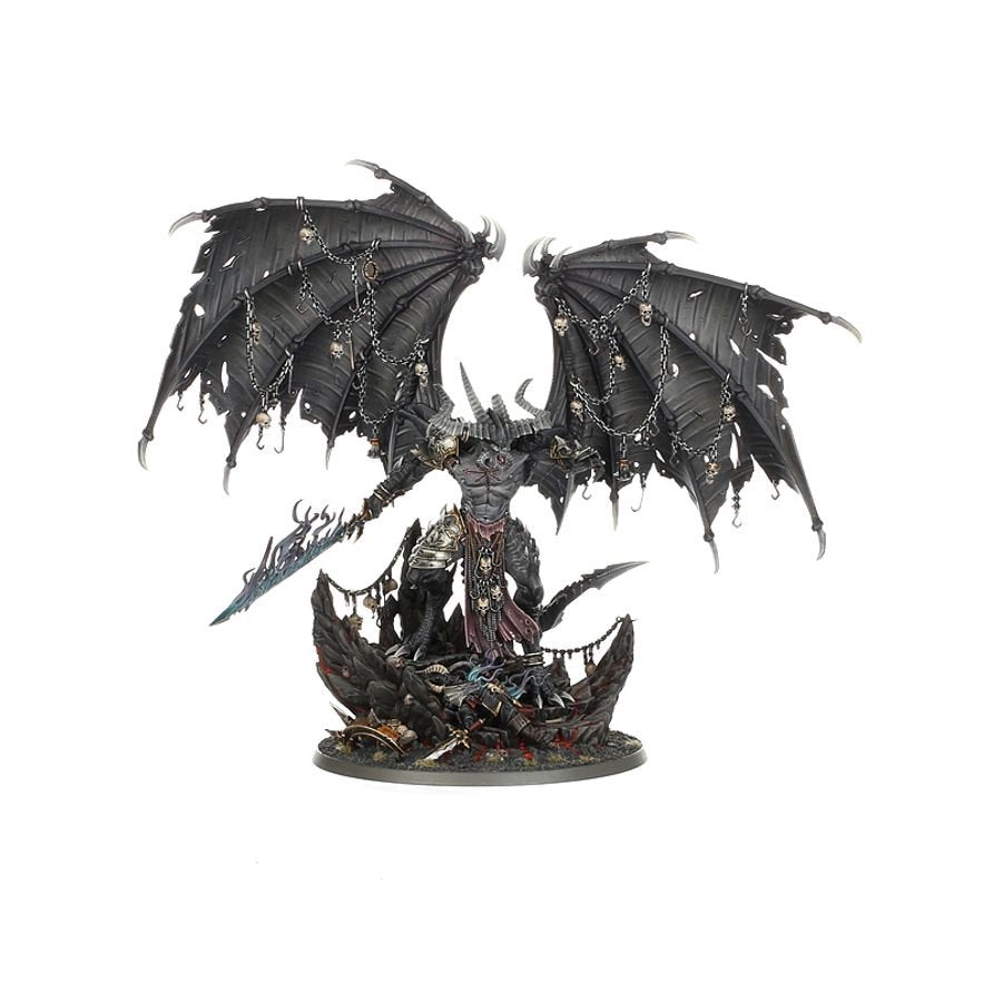 Warhammer Age of Sigmar Be’lakor The Dark Master Miniature Model Kit – Chaos Daemon Prince Collectible Figure for Warhammer Age of Sigmar & Warhammer 40,000 (PRE-ORDER)