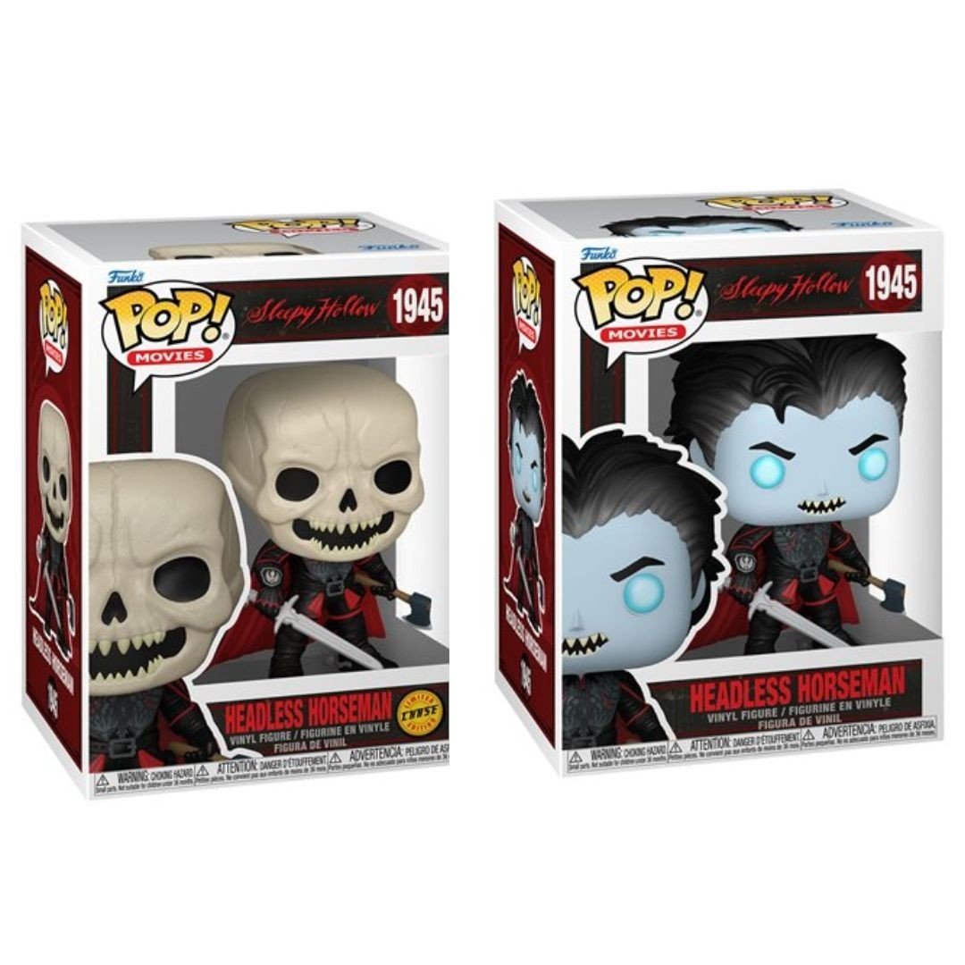 Headless Horseman #1945 Funko Pop! Movies Sleepy Hollow - Set of 2 (Chase Limited Edition and Common) Collectible Vinyl Figures - Estimated Arrival: Oct. 2025 (PRE-SALE)