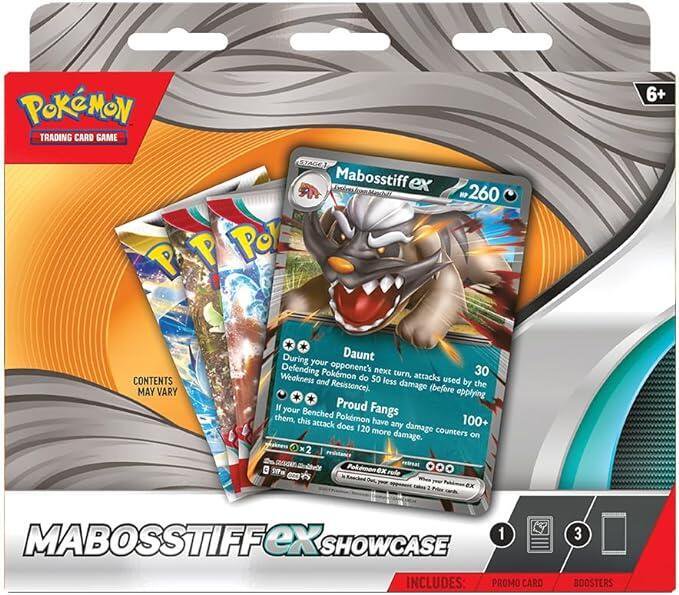 Pokemon TCG Mabosstiff ex Showcase Box Pokemon Trading Cards and Booster Packs