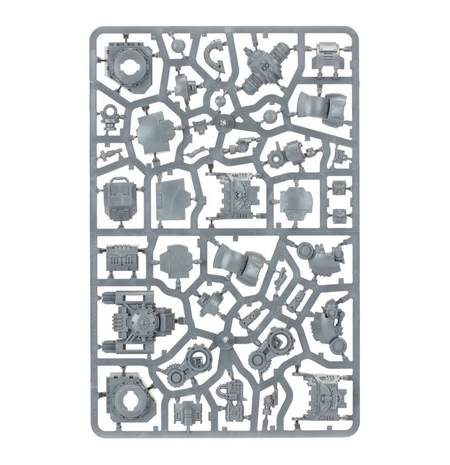 Warhammer 40K Space Marines Brutalis Dreadnought Kit – Melee Combat Walker Miniature, Highly Customisable Plastic Model, 131 Pieces, Citadel 90mm Base