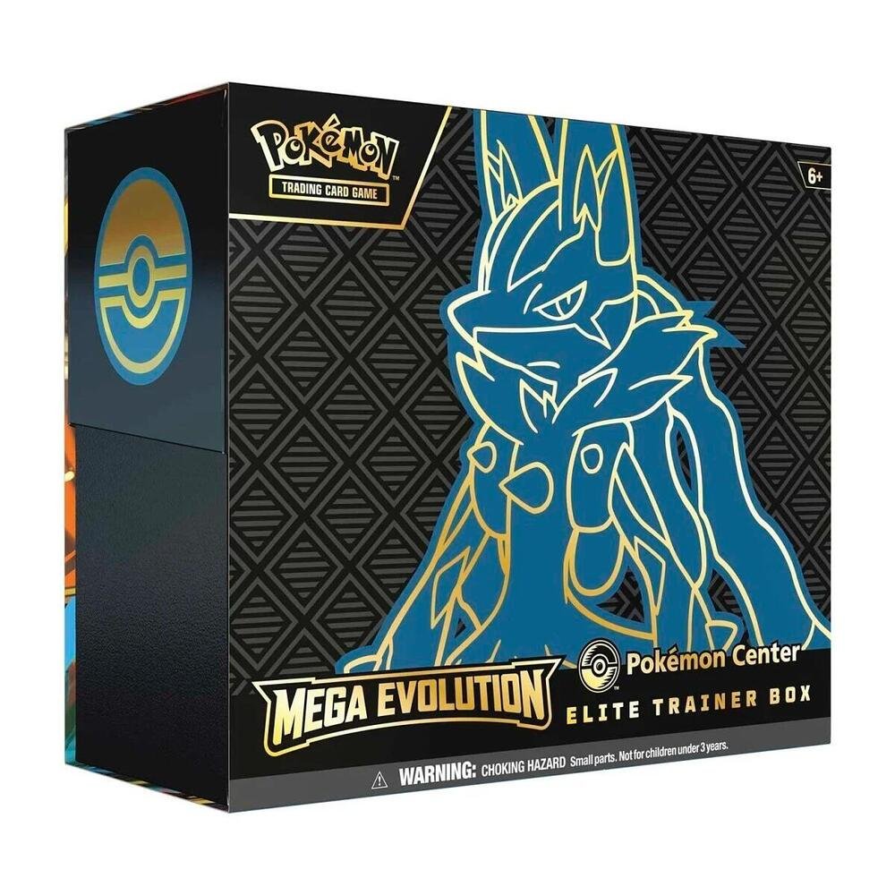Pokemon TCG Mega Evolution Pokemon Center Elite Trainer Box Mega Lucario Card Game Set