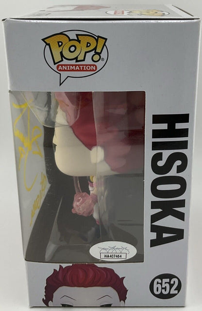 Funko Pop! Hunter x Hunter - Hisoka #652 Signed By Keith Silverstein JSA Cert