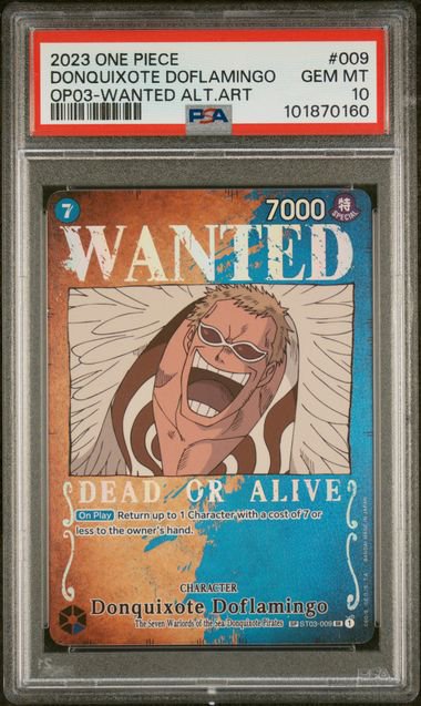 One Piece Doflamingo Wanted PSA 10 0160