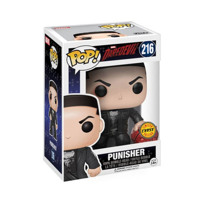 Punisher Funko Pop! Marvel: Daredevil - Chase L.E Vinyl Figure #216 with Case