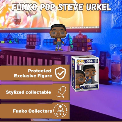 Steve Urkel Funko Pop! WB 100 Vinyl Figure #1380 with Display Box Protector Case