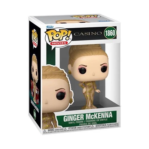 Ginger McKenna Funko Pop! Movies Casino - Approx. 4" Collectible Vinyl Figure #1860 with Display Box Protector Case