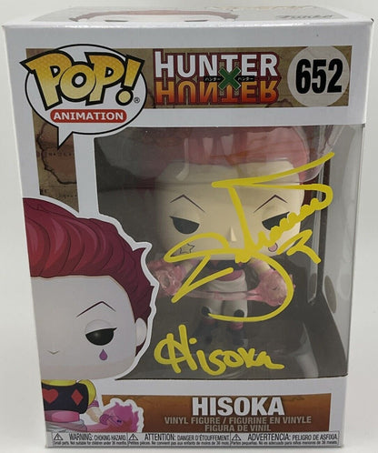 Funko Pop! Hunter x Hunter - Hisoka #652 Signed By Keith Silverstein JSA Cert