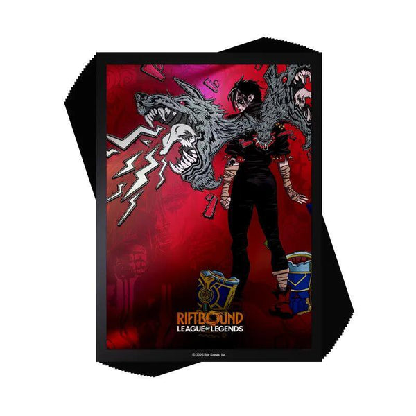 Riftbound Vi Piltover Enforcer trading card sleeves