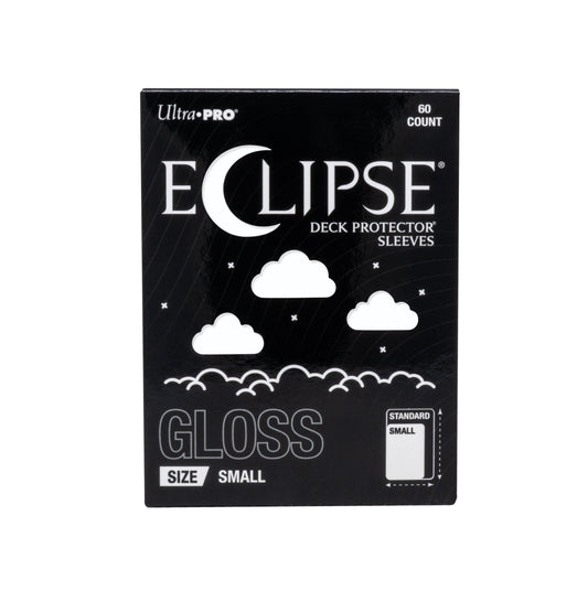 Ultra PRO Eclipse Gloss Small Deck Protector Sleeves Arctic White 60CT - Opaque Card Sleeves for TCG, Trading Cards, Card Game Deck, Collectibles Protection (PRE-ORDER AUGUST)
