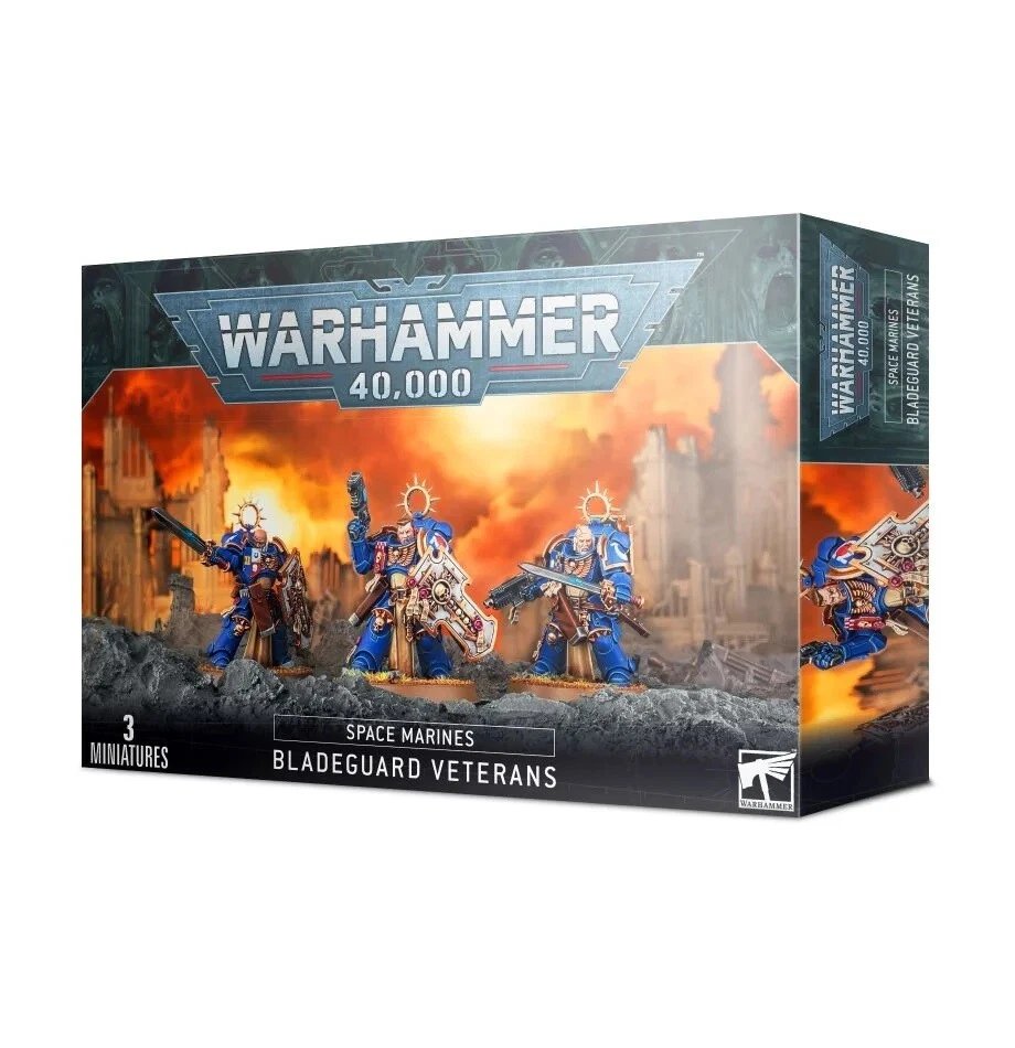Bladeguard Veterans Space Marines Warhammer 40K NIB - 3 Miniatures