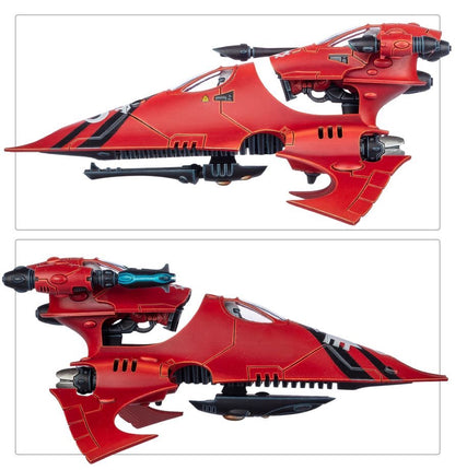 Warhammer 40,000 Aeldari Vyper / Starfang Plastic Model Kit – Customizable Fast Attack Skimmer Vehicle with Weapon Options, Transfer Sheet & Citadel Base
