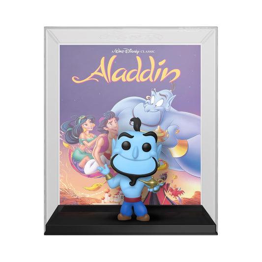 Genie with Lamp Funko Pop! VHS Covers Alladin - Approx. 4.5" Collectible Vinyl Figure #14 with Case