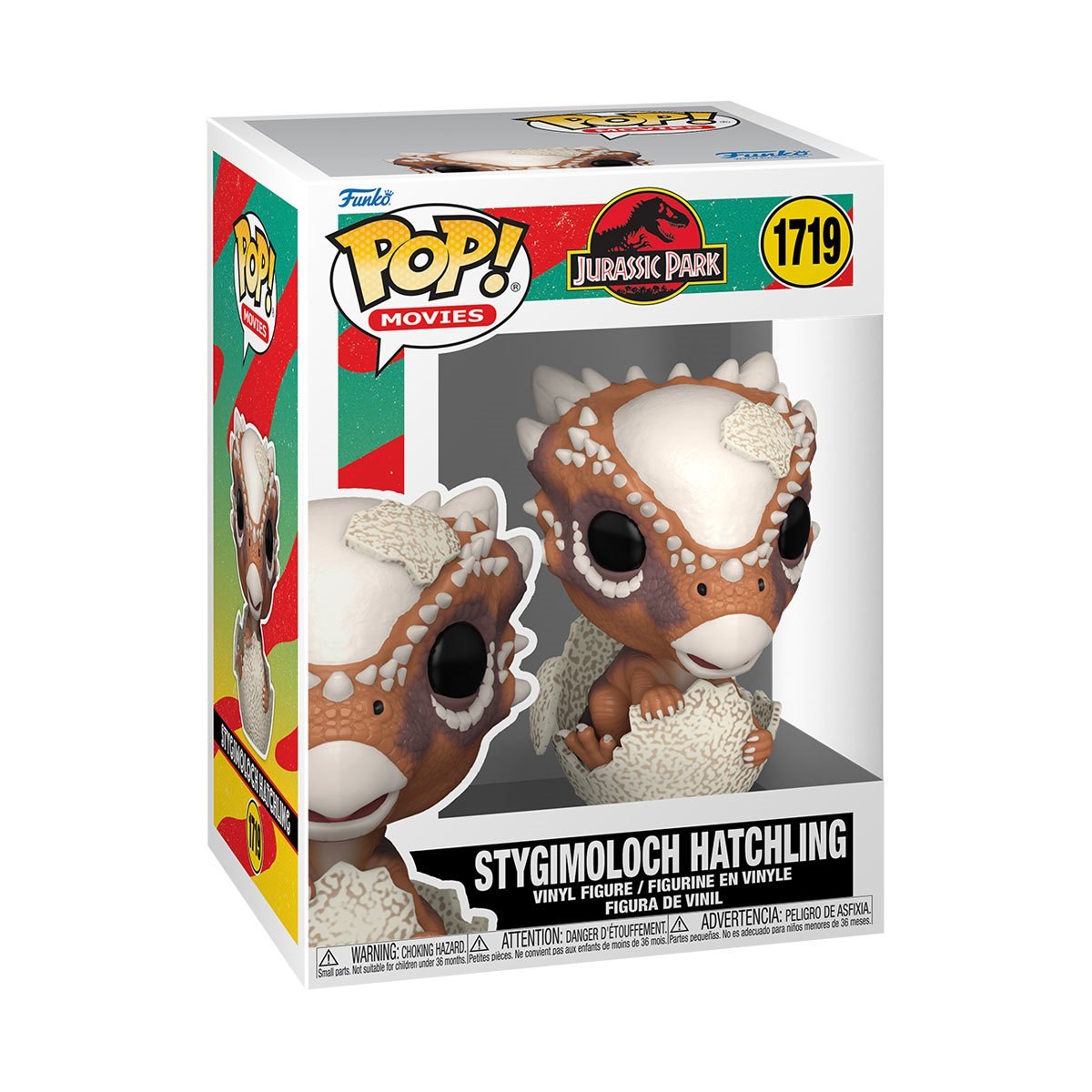 Stygimoloch Hatchling Funko Pop! Movies Jurassic Park - Approx. 3 3/4" Collectible Vinyl Figure #1719 with Display Box Protector Case (PRE-SALE)