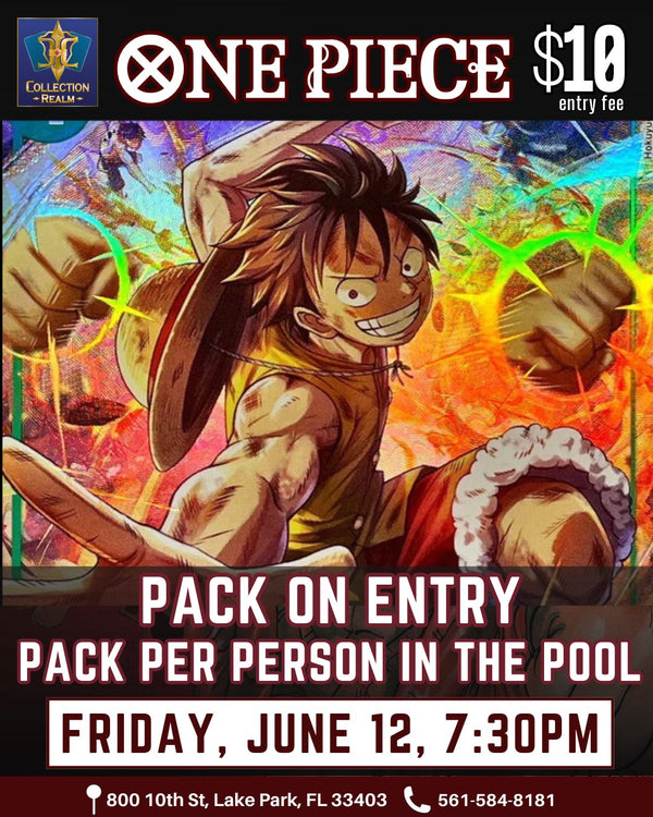 One Piece Card Game Tournament – June 12, 2026 (Friday 7:30PM)