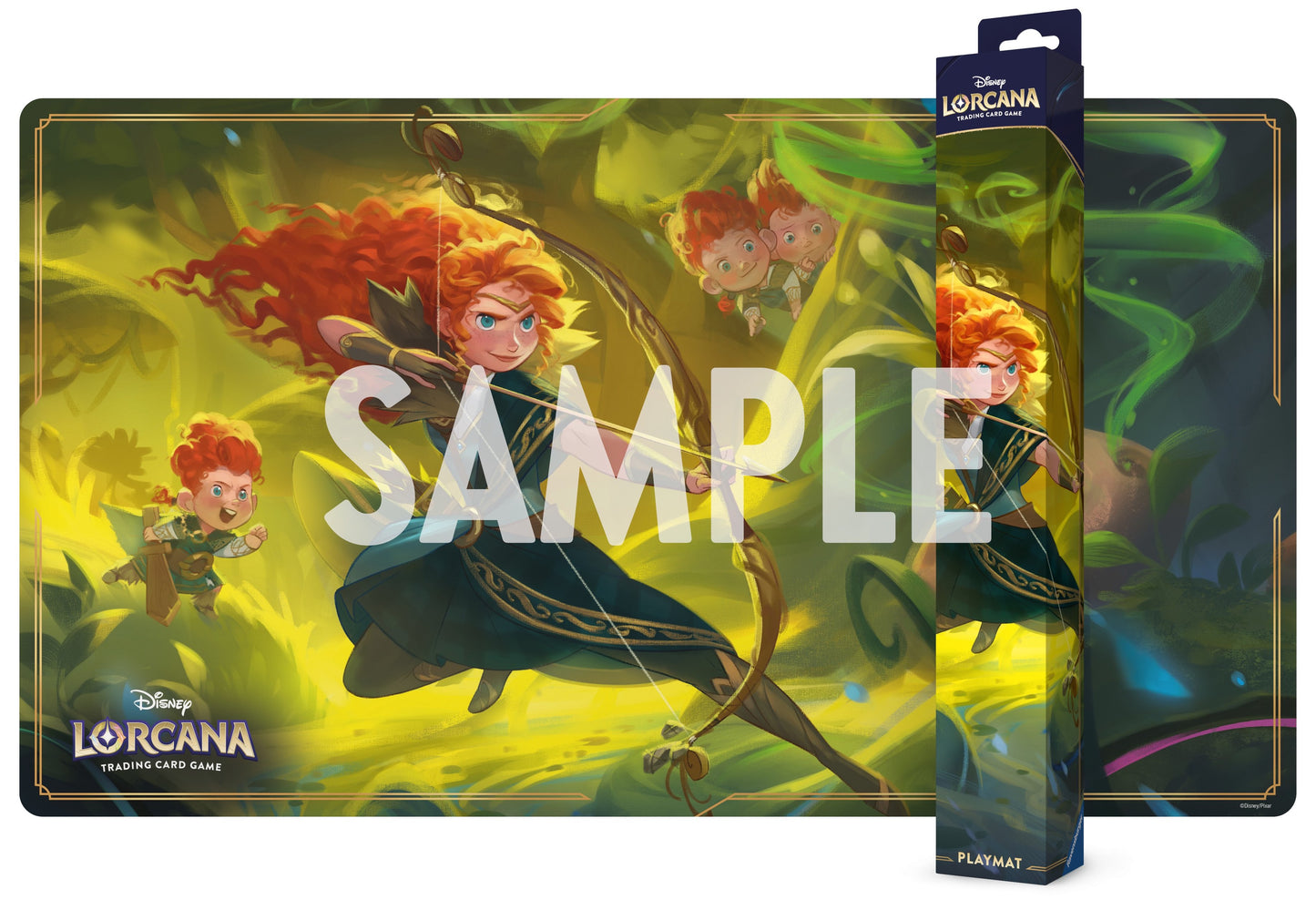 Lorcana TCG Wilds Unknown Playmat - Merida, Full-Sized 23 x 13.5-Inch Card Game Mat for Protection, Style, and Immersive Gameplay (PRE-ORDER MAY)