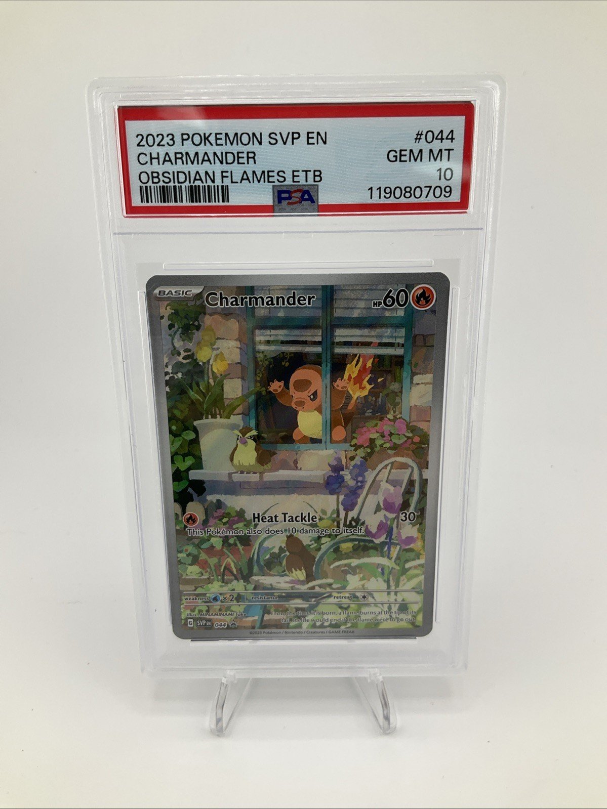 2023 POKEMON SVP EN-SV BLACK STAR PROMO #044 CHARMANDER PSA 10 🔥