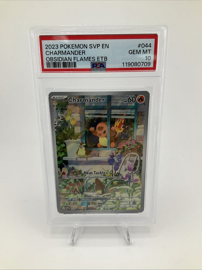 2023 POKEMON SVP EN-SV BLACK STAR PROMO #044 CHARMANDER PSA 10 🔥