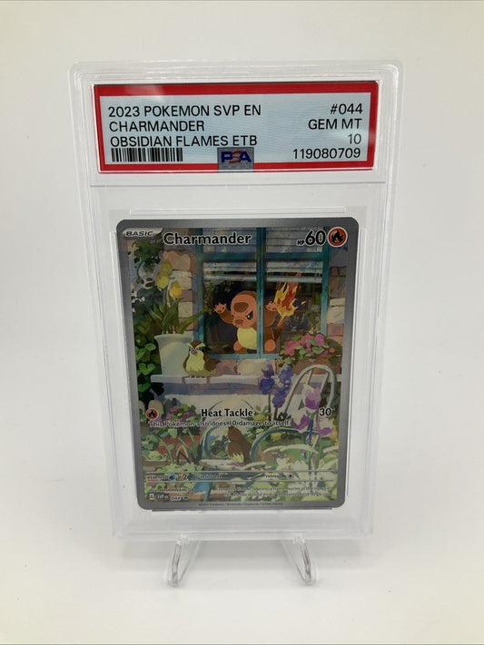 2023 POKEMON SVP EN-SV BLACK STAR PROMO #044 CHARMANDER PSA 10 🔥