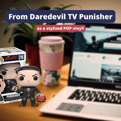 Punisher Funko Pop! Marvel: Daredevil - Chase L.E Vinyl Figure #216 with Case