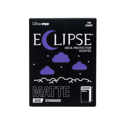 Ultra PRO Eclipse Matte Standard Size Card Sleeves 105ct Royal Purple – Durable Opaque Deck Protectors for Trading Cards, TCG, MTG, Pokémon Card Game Deck Protection (PRE-ORDER AUGUST)