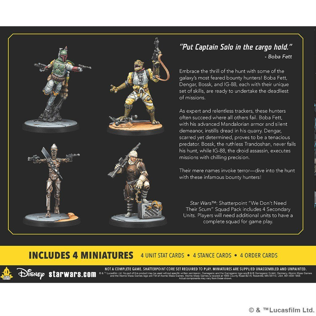 Star Wars: Shatterpoint We Don’t Need Their Scum Unit Pack