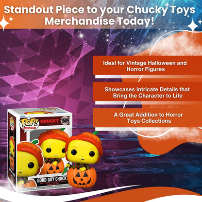 Good Guy Chucky Funko Pop! Halloween Movies - Collectible Vinyl Figure #1589  with Window Display Box