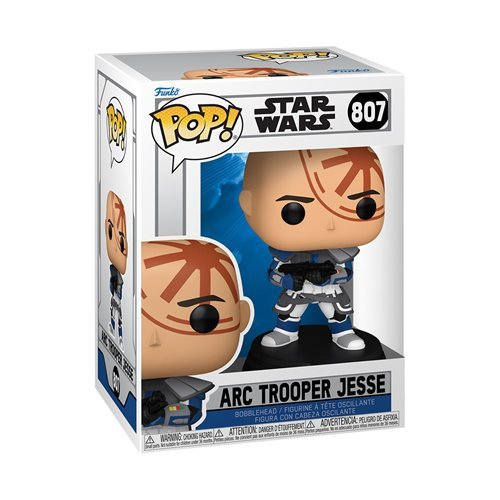 Arc Trooper Jesse #807 Funko Pop! Star Wars: The Clone Wars - Approx. 3 3/4" Collectible Vinyl Figure Bundled with Display Box Protector Case - Estimated Arrival: Nov. 2025 (PRE-SALE)