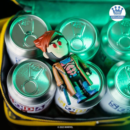 X-Men '97 Funko Soda! Marvel – 6-Piece Set of Approx. 4" Vinyl Figures in Collectible Soda Cans (Chance of 1 Chase Variant) with an 8" Cooler Bag