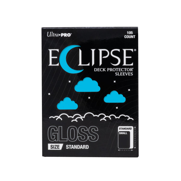 Ultra Pro Eclipse Gloss Sky Blue Standard Deck Protector Sleeves 105CT – Opaque, Split-Resistant, Smooth Shuffle, Competitive & Collector Card Protection (PRE-ORDER AUGUST)