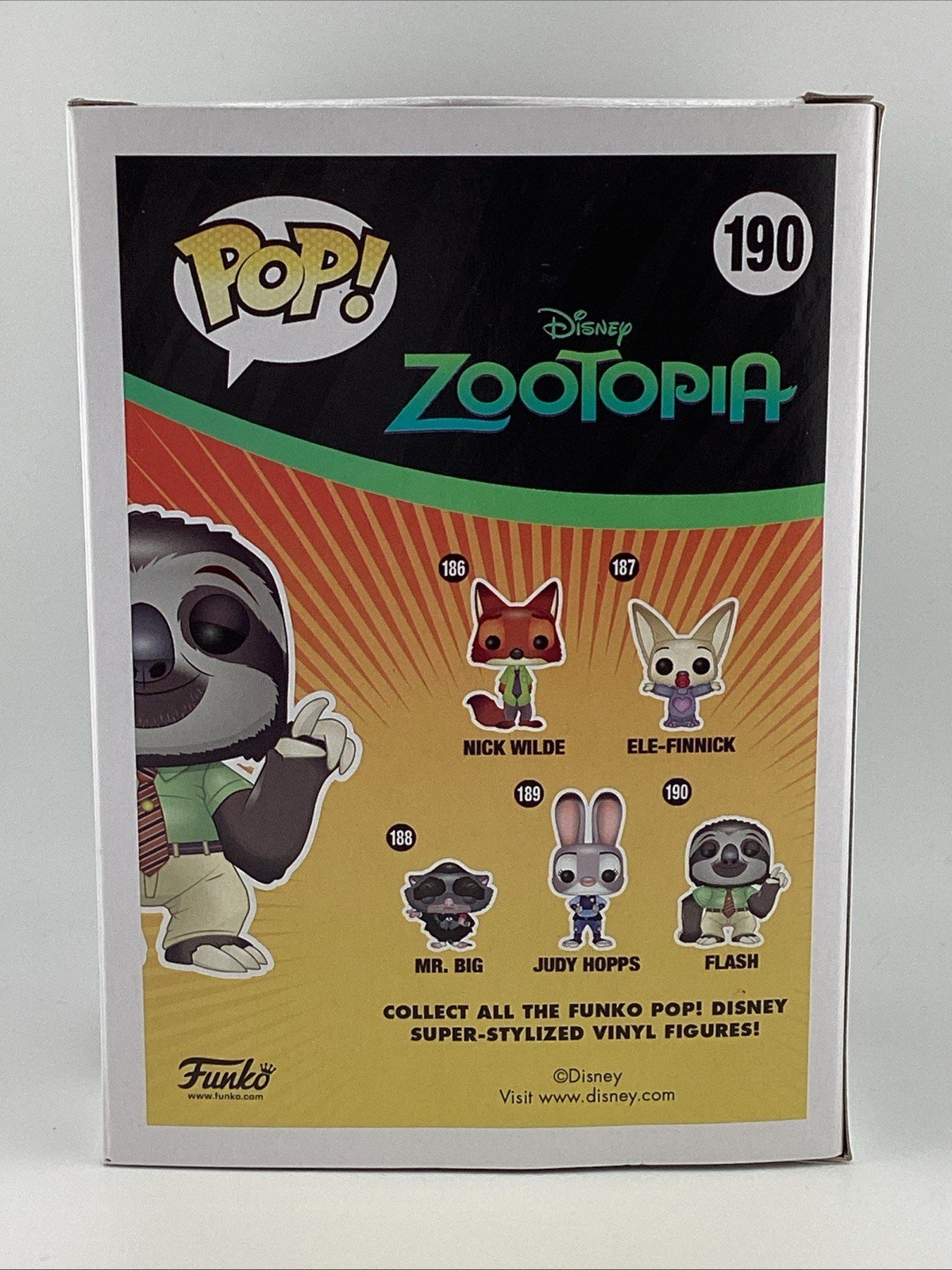 Funko Pop! Vinyl: Disney Zootopia Flash #190