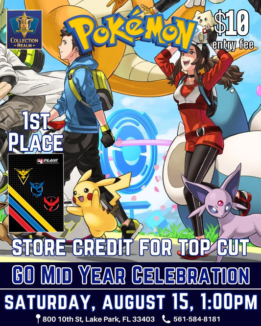 Pokémon TCG GO Mid-Year Celebration – August 15, 2026 (Saturday 1:00 PM)
