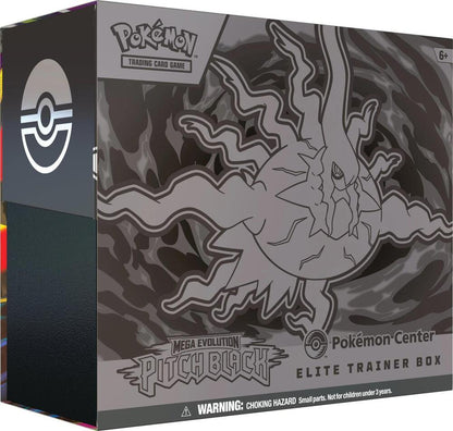 Pokémon TCG Mega Evolution Pitch Black Pokémon Center Elite Trainer Box Official Pokémon Cards