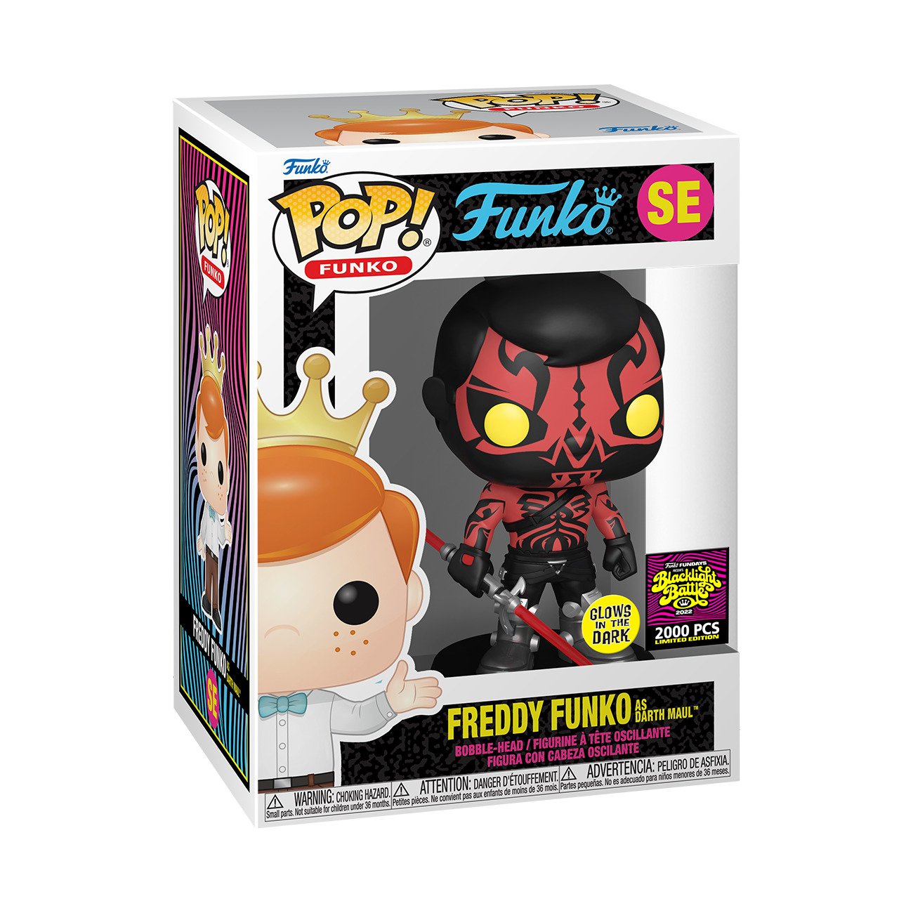 Funko Pop! Vinyl: Star Wars - Freddy Funko as Darth Maul (Glow) LE 2000