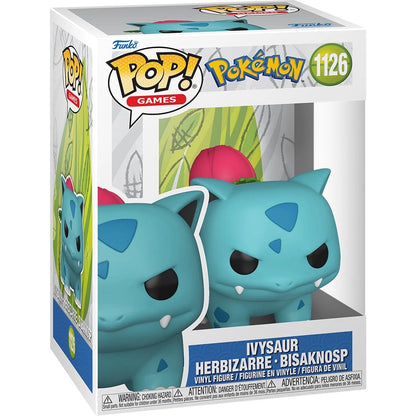 Pokemon Wave 22 Funko Pop! Games - Set of 3 (Electabuzz #1124, Magmar #1125, and Ivysaur #1126) Collectible Vinyl Figures