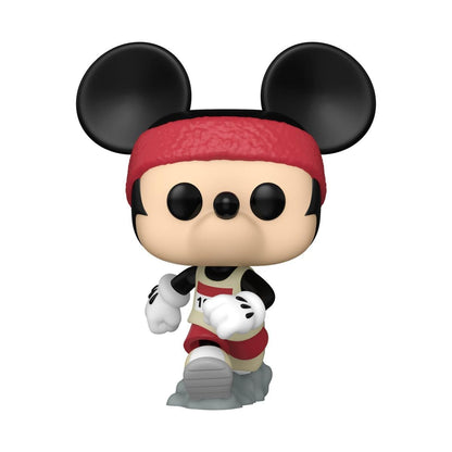 Funko Pop! Disney Mickey and Friends (Wellness) - Set of 3 (Minnie Mouse (Hot Girl Walk) #1557, Mickey Mouse (Runner) #1556, Daisy (Hot Girl Walk) #1555) Collectible Vinyl Figures Bundled with Protector Case