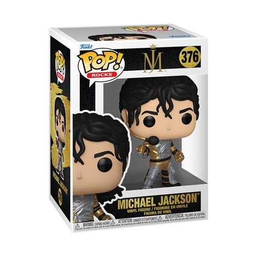 Michael Jackson (Armor) Funko Pop! Rocks MJ - Approx.3 3/4" Collectible Vinyl Figure #376 with Display Box Protector Case