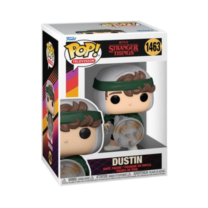 Dustin Funko Pop! Television: Netflix Stranger Things Season 4 - Approx. 3 3/4" Collectible Vinyl Figure #1463 with Display Box Protector Case